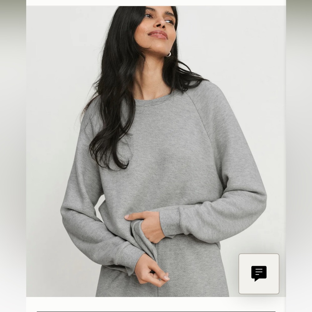 Jenni Kayne Saturday Sweatshirt in Grey